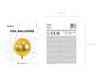 Foil balloon Kula, 40cm, Gold