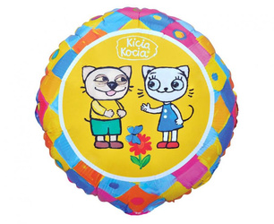 Foil Balloon Kicia Kocia and Pacek, 18 inches, 46cm