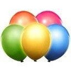 Ballons mit integriertem LED Licht, verschiedene Farben - Mix, 5 Stk.