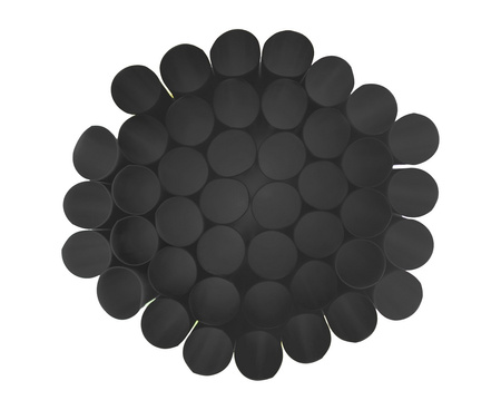 Wiederverwendbare Trinkhalme, schwarz jumbo, 9mm, 240mm, 250stk