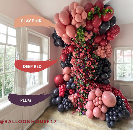 Latex Balloons Kalisan Plum, 25 pcs, 45cm