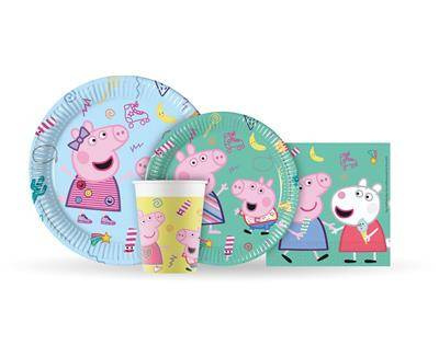 Pappteller, Peppa Pig, 23 cm, 8 Stück.