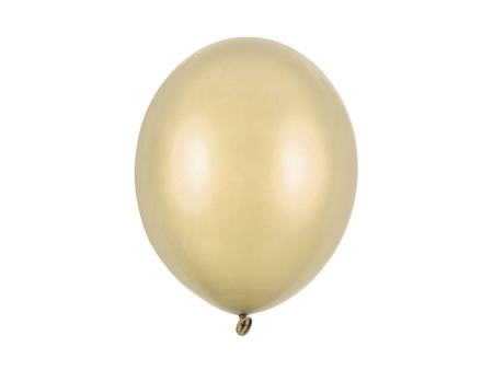 Strong Latex Balloons, Gold, Metallic Cold Gold, 30cm, 100 pcs