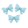 Foil Balloon Bows blue 55 x 42cm 3pcs