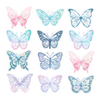 Holographic Butterfly Stickers – Set of 12 Mixed Designs