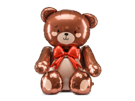 Standing Foil Balloon Bear, 59x88 cm